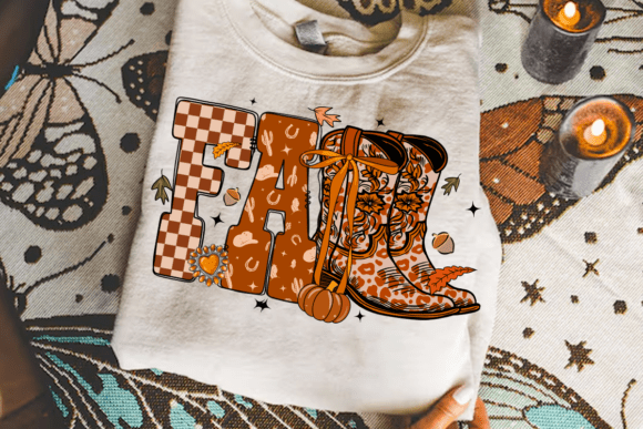 Cozy Fall Boots PNG: Preppy Western Design Assets