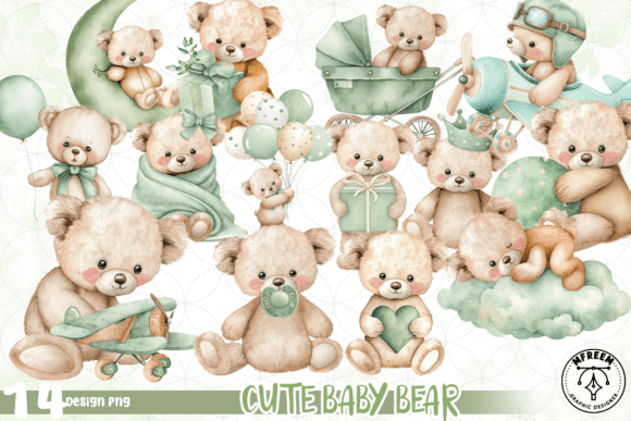 Cute Baby Bear PNG: A Designer's Delight for Whimsical Projects