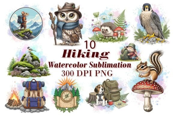 Forest Friends Watercolor Sublimation: A Designer's Toolkit