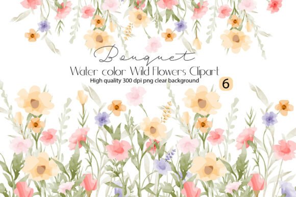 Watercolor Wild Flowers Clipart: A Designer's Guide